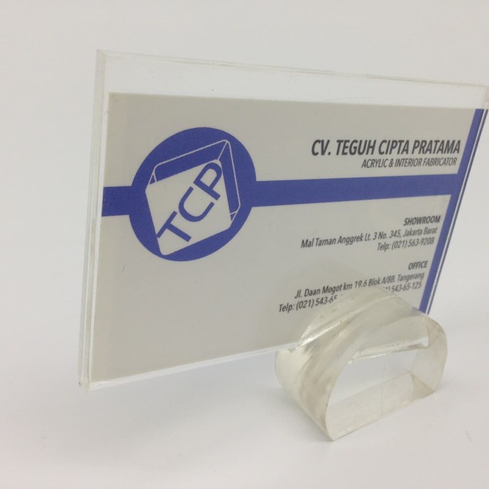 

Promo Acrylic Display Kartu Nama KN07 (KN 07-95)