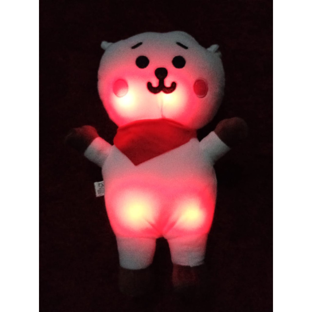 Boneka Korea Cute Baby Face Sitting KPOP dapat Menyala Terdapat Lampu LED Glow