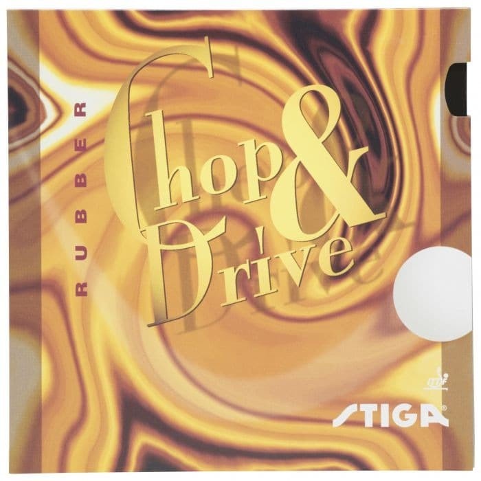 Stiga Chop & Drive 1.8mm - Karet Bat Tenis Meja Stiga Allround Defense - Hitam