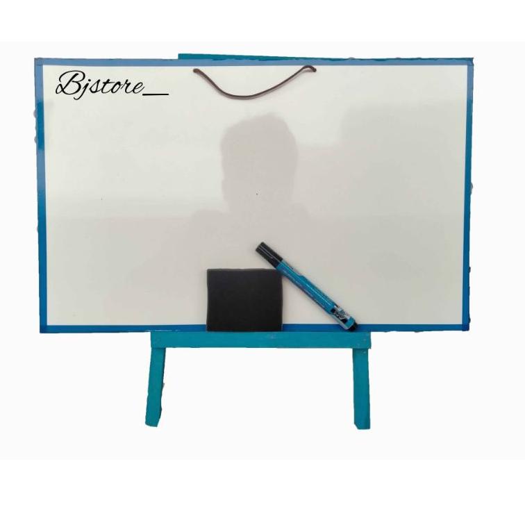 

Jadilah Yang Pertama Papan Tulis / Whiteboard Anak ( FREE SPIDOL + PENGHAPUS ) dengan Penyanggah kayu Ukuran 30x50 cm ,.,.,.,.,.,