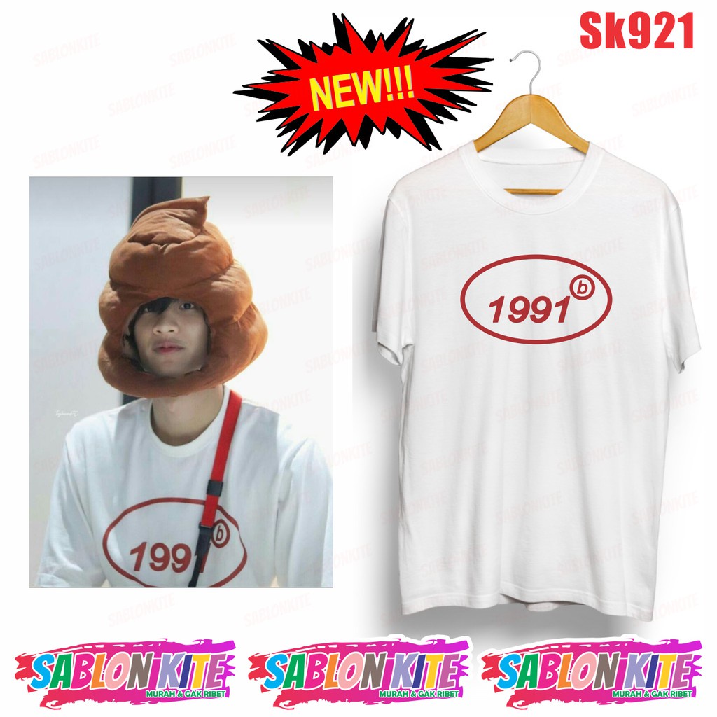 MURAH!!! KAOS TAY TAWAN 1991 SK921 UNISEX COMBED 30S