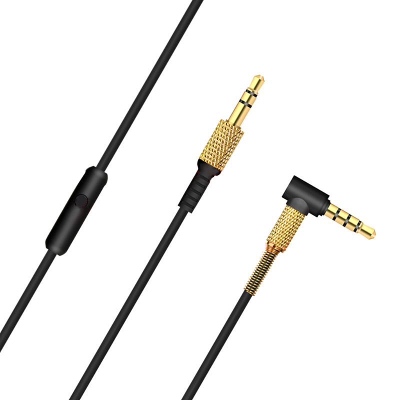 Kabel Audio Pengganti Dengan Mic Dan Kontrol Volume Untuk Marshall Major Ii Monitor Mid Headphone