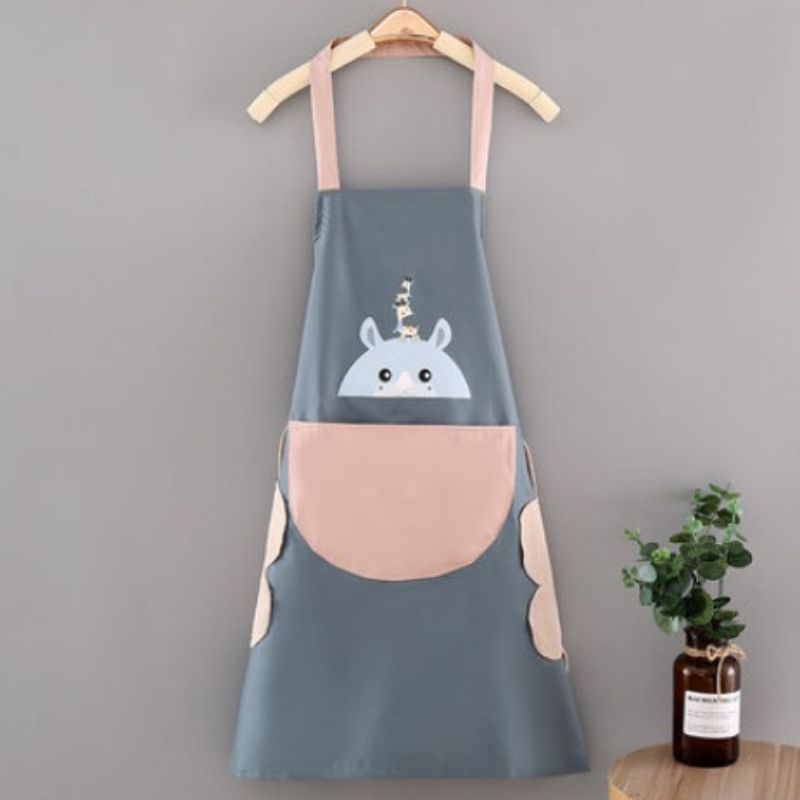 [COD] Appron Masak Celemek Masak Celemek Masak Dapur Anti Minyak Anti Air Lucu Cute Import Motif Karakter Girl Lucu