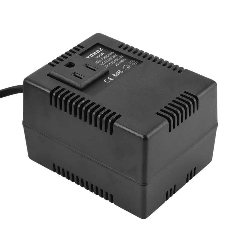 300W Voltage Converter 220V To 110V Transformer Step Down Transformer Voltage Converter Travel Adapter EU Plug