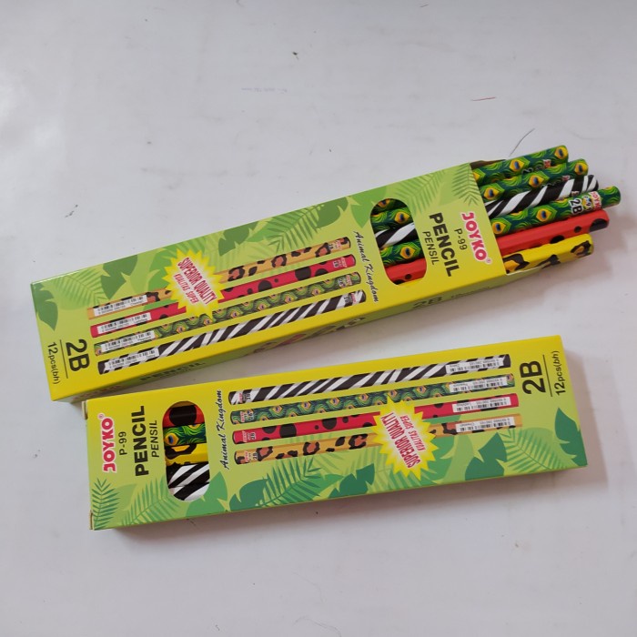 

Limited Pensil 2B Joyko P-99 Animal Kingdom Idi 12 Pcs Limited