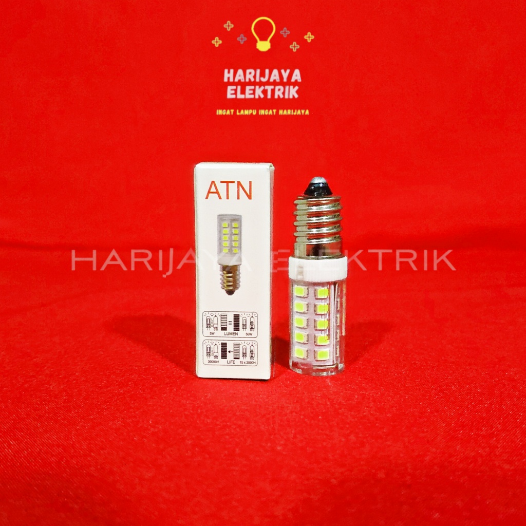 LAMPU KULKAS LED 3 WATT E14 220V ANTI PANAS REFRIGERATOR LAMP PUTIH