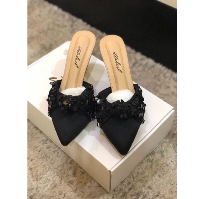 

sold Ittaherl Rocheller Slipper 60 mm ink size 38