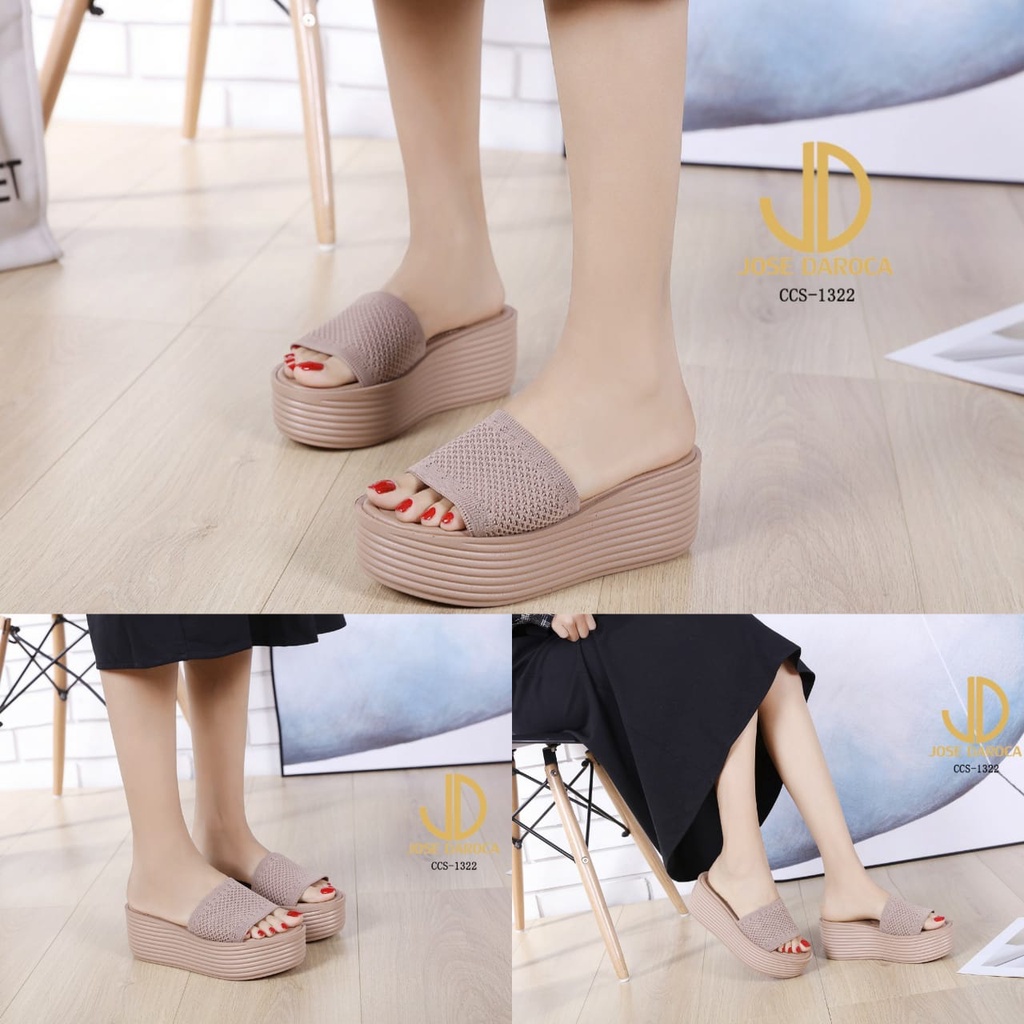 JOSE DAROCA Wedges Sandal Shoes #CCS-1322# Original