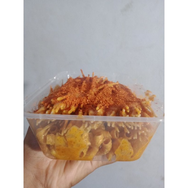 

Mi lidi mix makaroni bumbu basah buket kemasan box 650ml