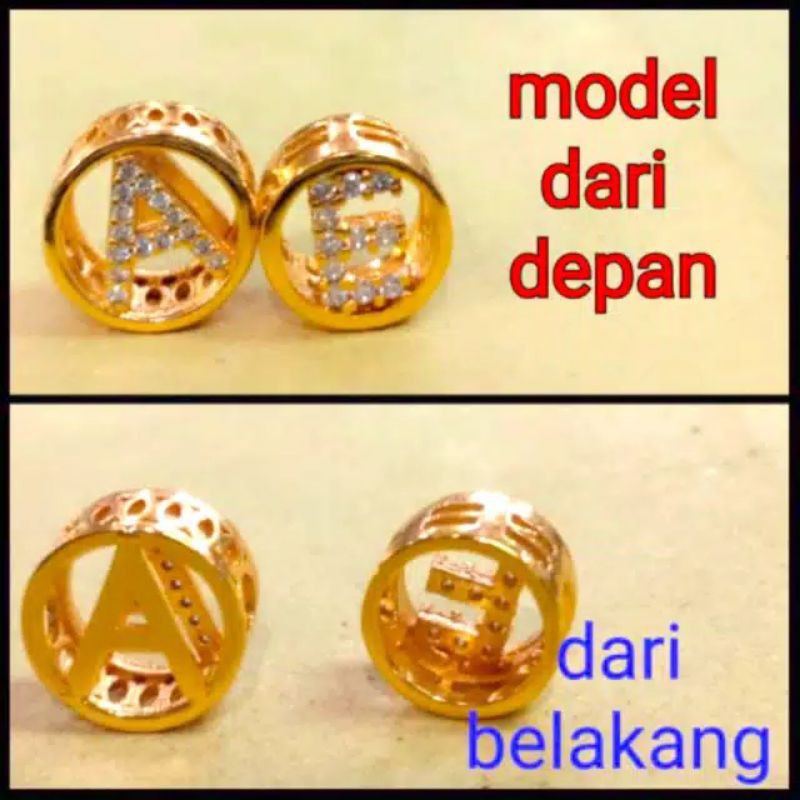 xuping inisial/ mainan huruf/ xuping alphabet/charm huruf