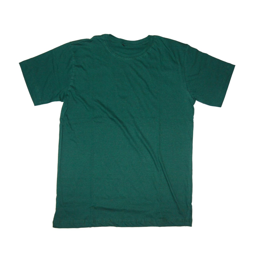 KAOS POLOS HIJAU BOTOL