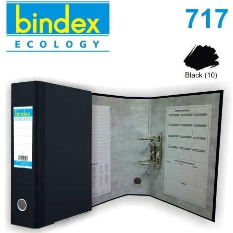 

Office & Stationery | Document Organizer | Ordner Bindex 717 Folio 75 Mm - Hitam (Dus Isi 12 Pcs) | Best Seller