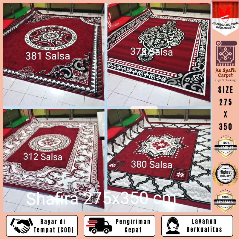 KARPET PERMADANI UKURAN BESAR 275×350 SHAFIRA - KARPET PERMADANI BESAR JUMBO - KARPET LANTAI BESAR P