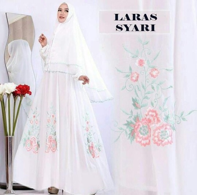 7 wrna IS Laras Syari / Set hijab syari terbaru / Syari wanita premium kekinian