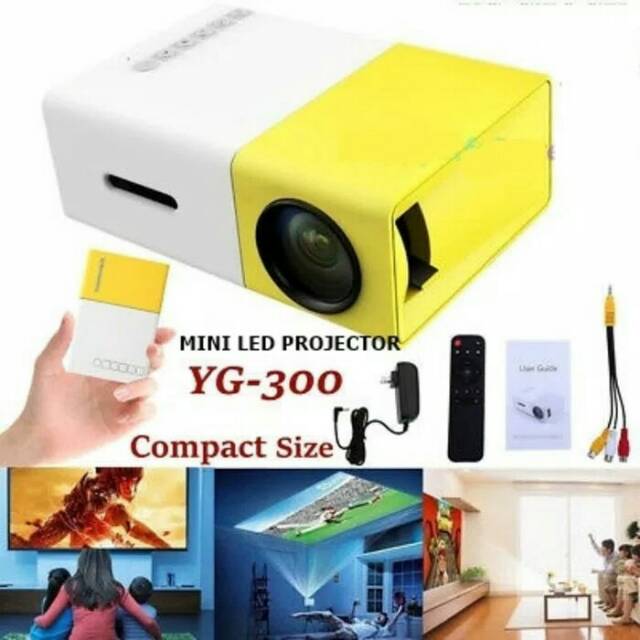 Mini Projector LED/ proyektor / projector YG300