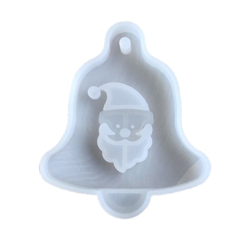 SIY  Christmas Tree Bell Elk Pendant Casting Silicone Mould Crystal Epoxy Resin Mold DIY Crafts Aromatherapy Wax Aroma Gypsum