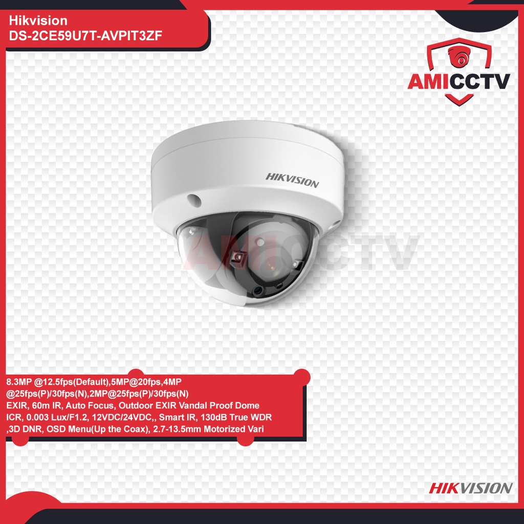 Camera CCTV Hikvision 8,3MP Indoor DS-2CE59U7T-AVPIT3ZF