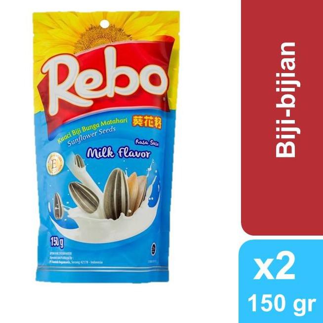 

pqd-729 Rebo Kuaci Bunga Matahari Milk 150 gr x 2 Pcs .,