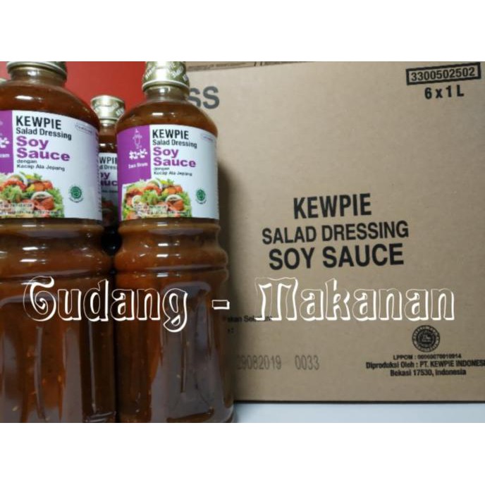 

KEWPIE SALAD DRESSING SOY SAUCE 1 LITER - PACK STANDARD