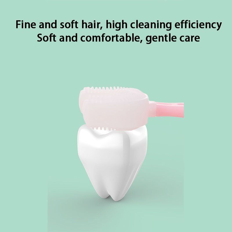 Sikat Gigi Silikon Bayi Anak Bentuk U/ Tooth Brush Baby Silicon Type U 360° Sikat Gigi totall
