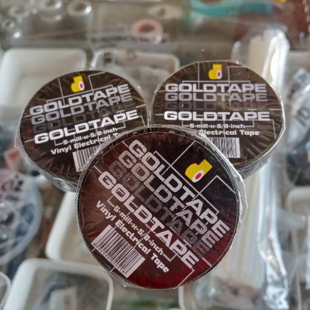 Isolasi solasi kabel hitam national goldtape