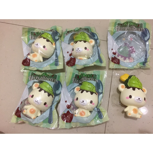maskot yummiibear kiwi squishy