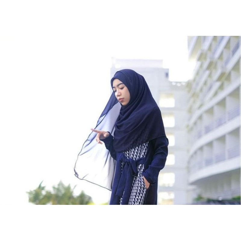 [NEW] Cala scarf Navy by Kivitz pashmina