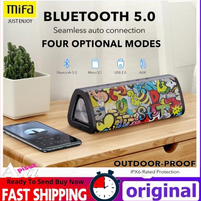 Speaker Bluetooth Mifa A10+ Plus Stereo Portable Audio Original Termurah