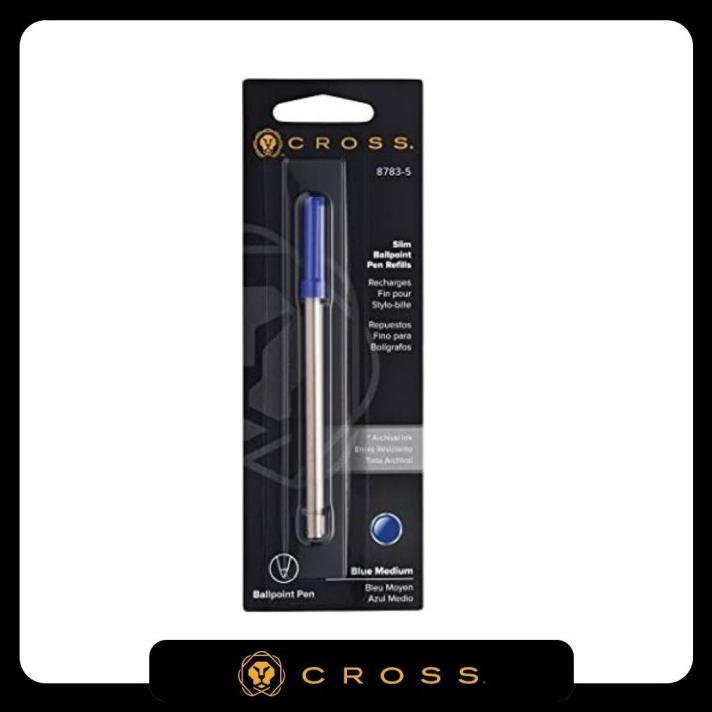 

Daisydooo | Cross Refill Slim Medium Blue Ball-Point Refill-1 Per Card Cr-8783-5