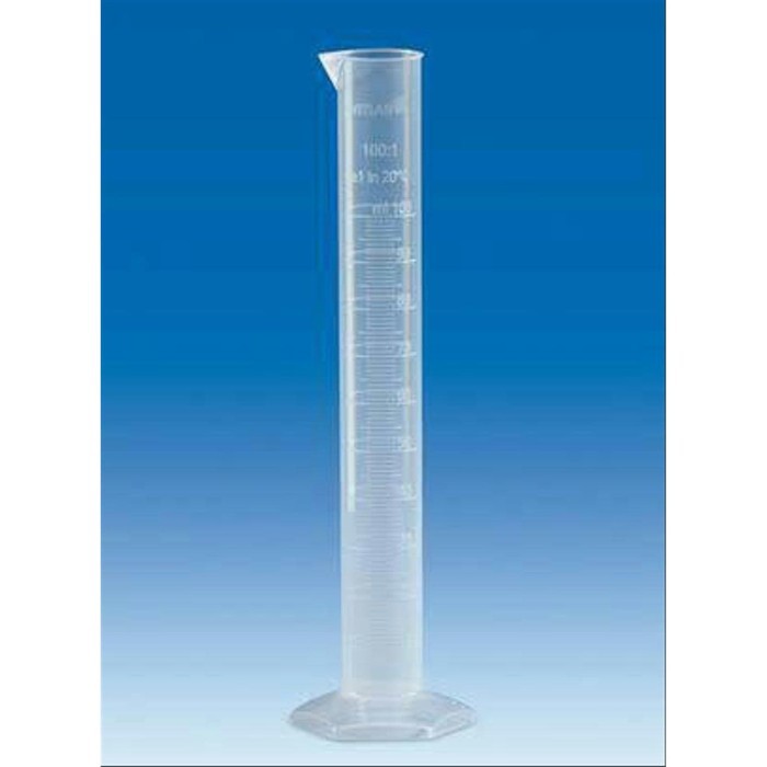 VITLAB Measuring cylinder PP 500 ml Gelas ukur plastik 500 cc