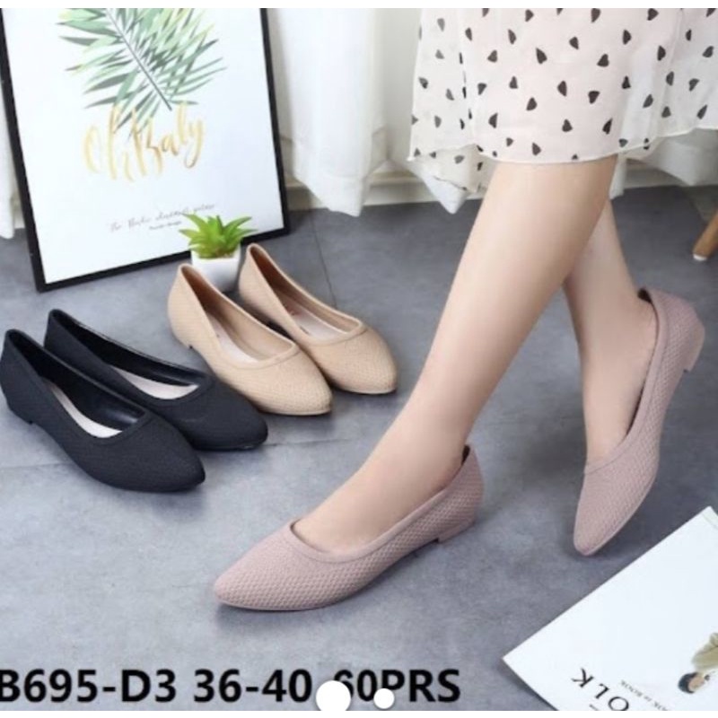 Flat Shoes Jelly  Balance 695