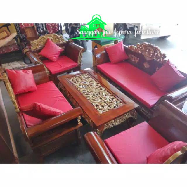 Kursi tamu madura matahari 3211 kursi tamu jati jepara