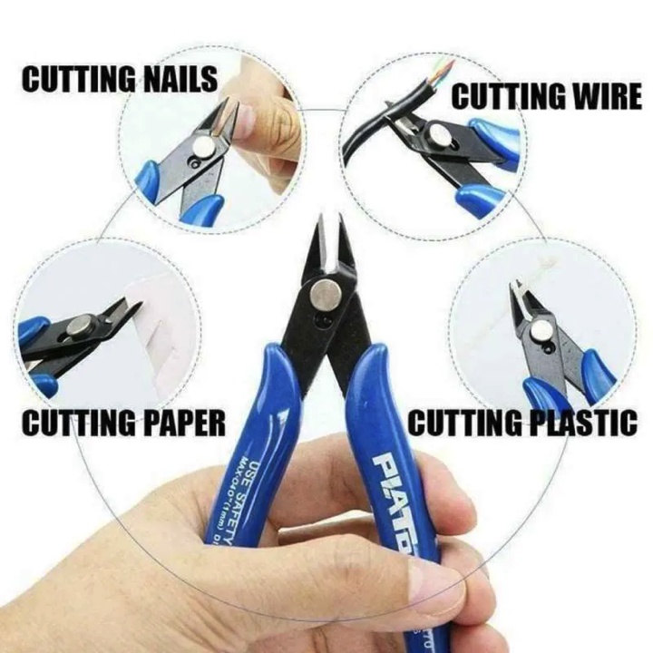 Tang Potong Kawat Tang Plato 5 inch Wire Cutter Nipper Mini Plier Original