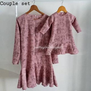 Terlaris Dress couple  mom and baby  baju  couple  ibu dan 