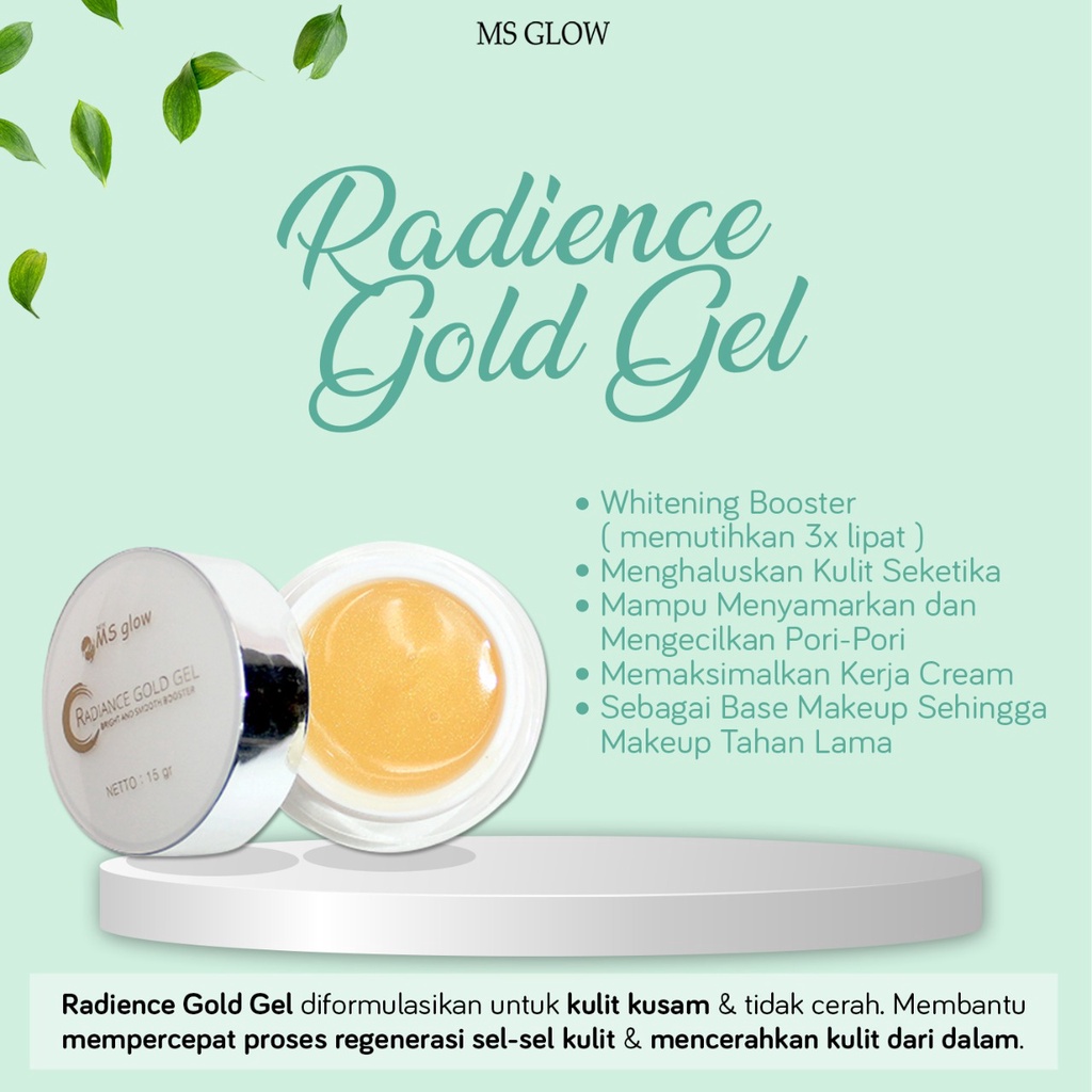 Ms Glow Radiance Gold Ms Glow Original 100%