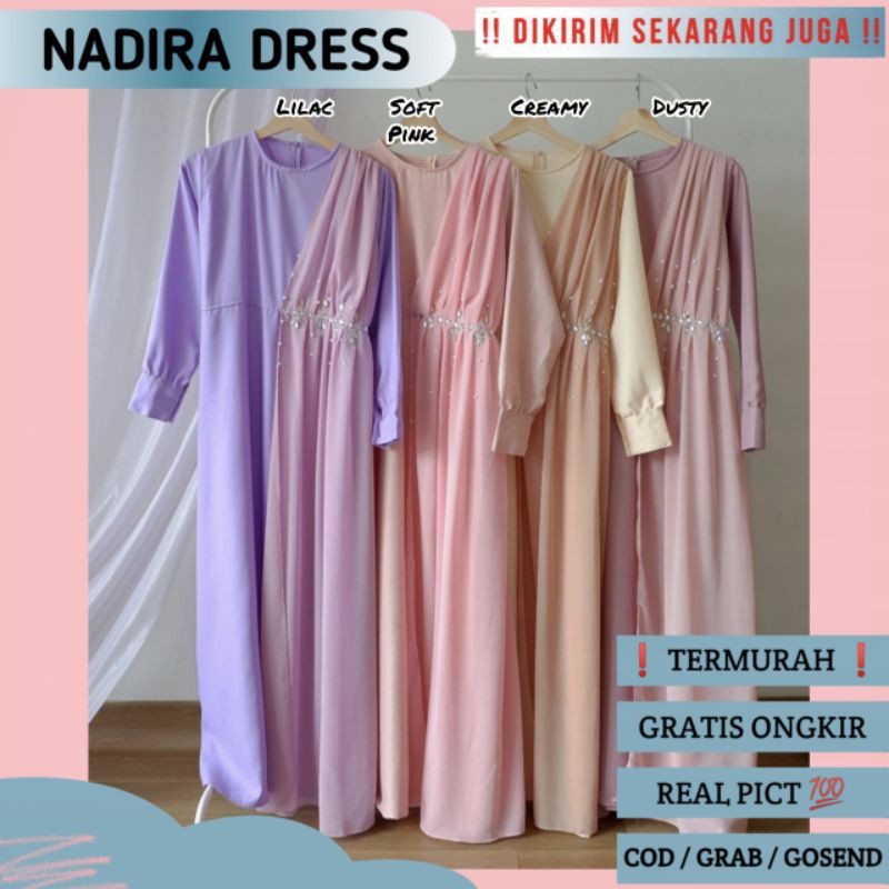 NADIRA DRESS / BUSUI FRIENDLY / DRESS KONDANGAN / SERAGAMAN