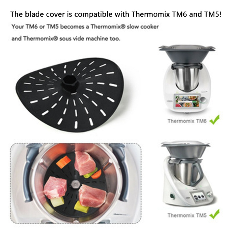 Btsg Cover Plastik Tahan Lama Anti Air Warna Hitam Untuk Thermomix TM31 TM6 TM5