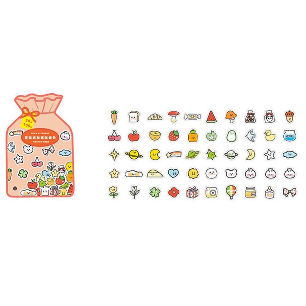 Stiker Dekorasi Agustina Mini Lucu Tangan Akun Album Diary Lovely Day Series DIY Stickers