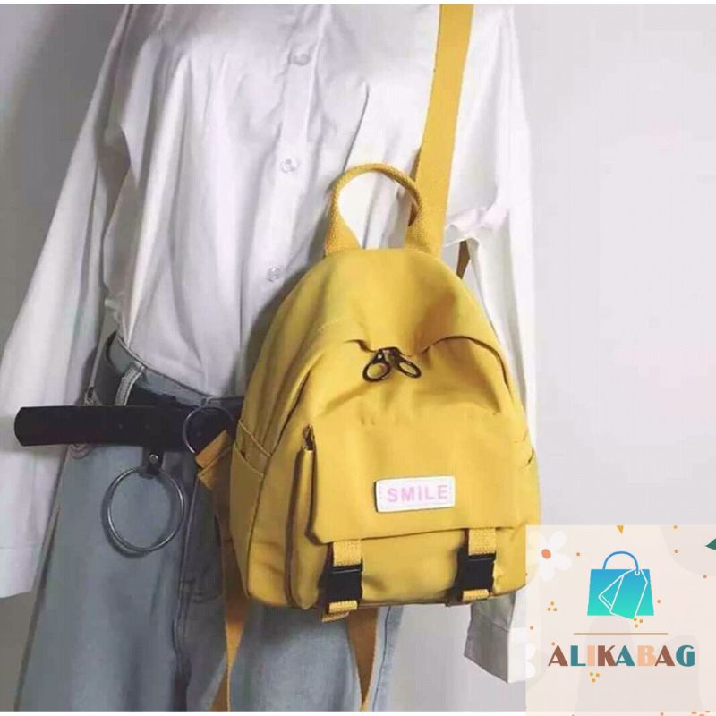 Tas ransel wanita mini smile