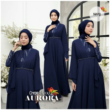 Dinar Dress Baju Gamis Modern Maxi Muslim Remaja