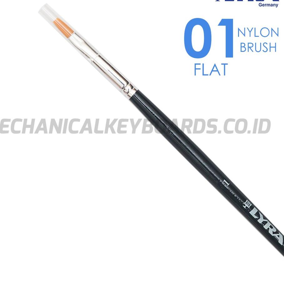 

Mall Kuas Lyra Giotto Taklon - Keyboard Lubing Brush (Flat No. 1)