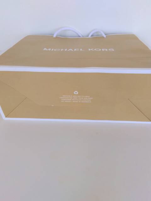 PAPER BAG BRANDED MICHAEL KORS JUMBO L tersedia harga grosir