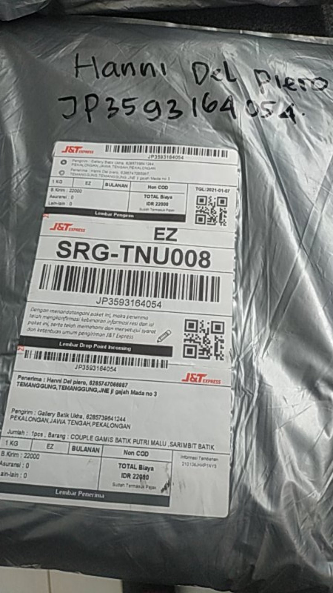 Couple Gamis Batik Putri Malu ,sarimbit Batik  Kombinasi Velvet