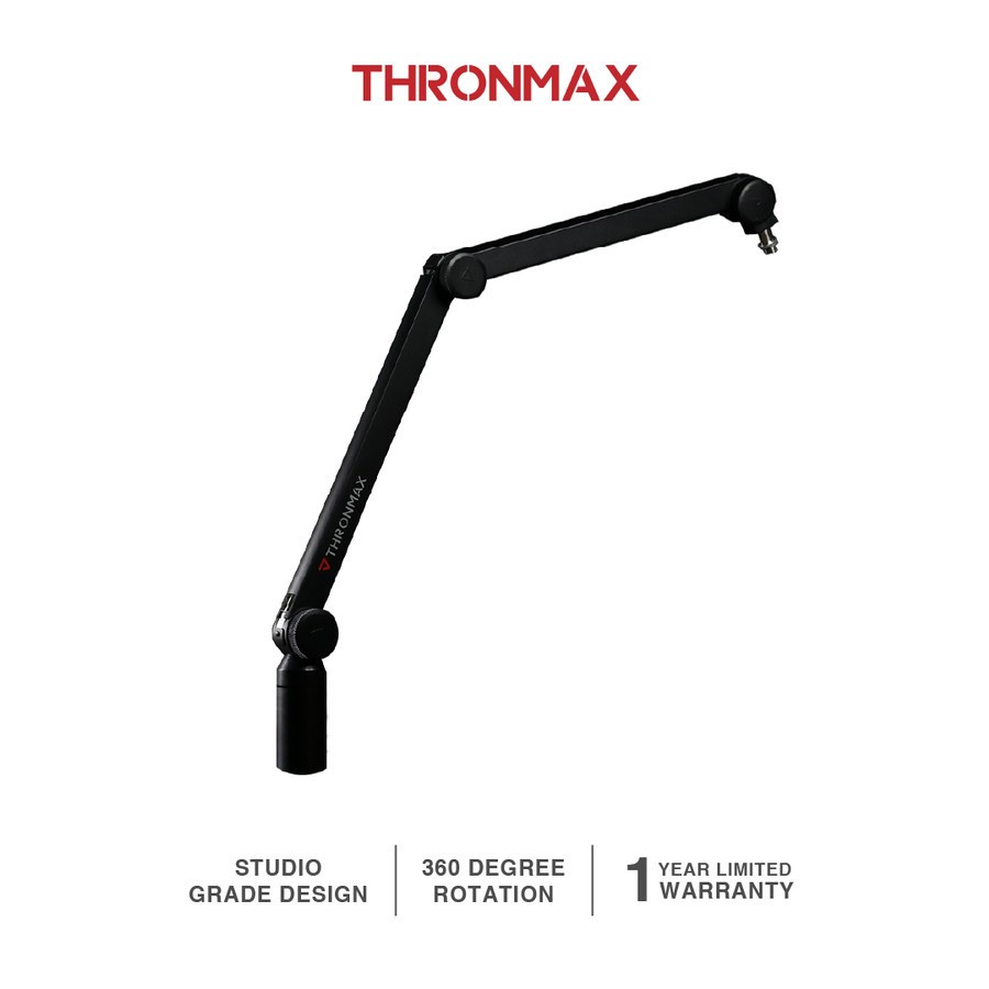 Microphone REXUS Boom Arm Stand / Gantungan Mic Thronmax Zoom S4