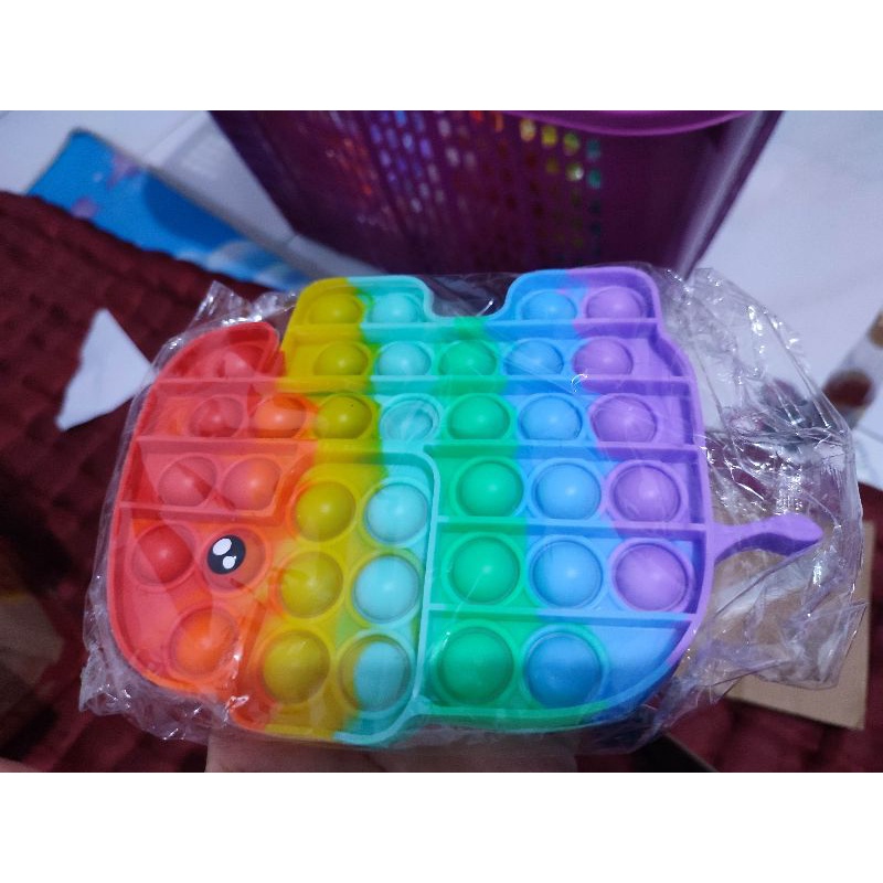 《17 jenis POP IT READY STOK》Versi 2 GAJAH,HARIMAU,BEAR,KUDA,DINO-3