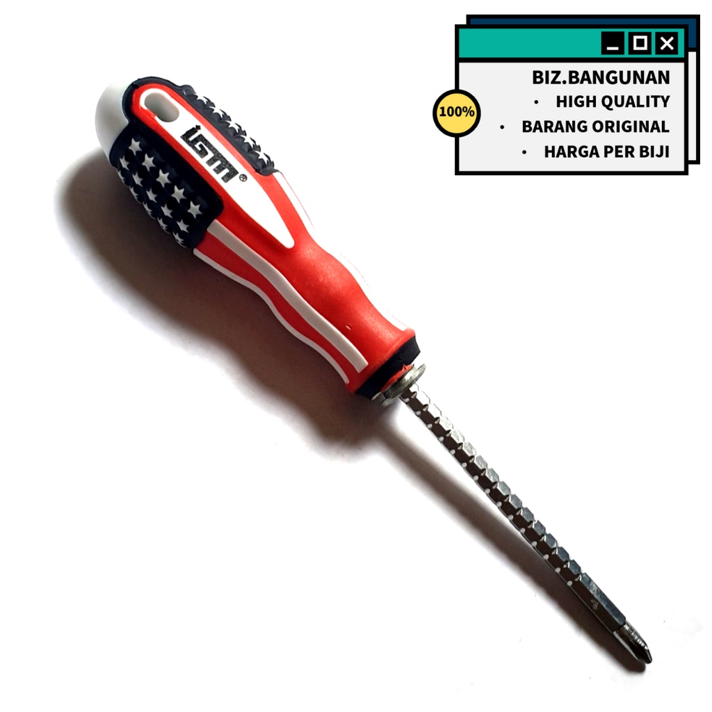 OBENG BOLAK BALIK USA ADJUSTABLE 4&quot; - 6&quot; - PLUS MINUS AMERIKA ADJUST