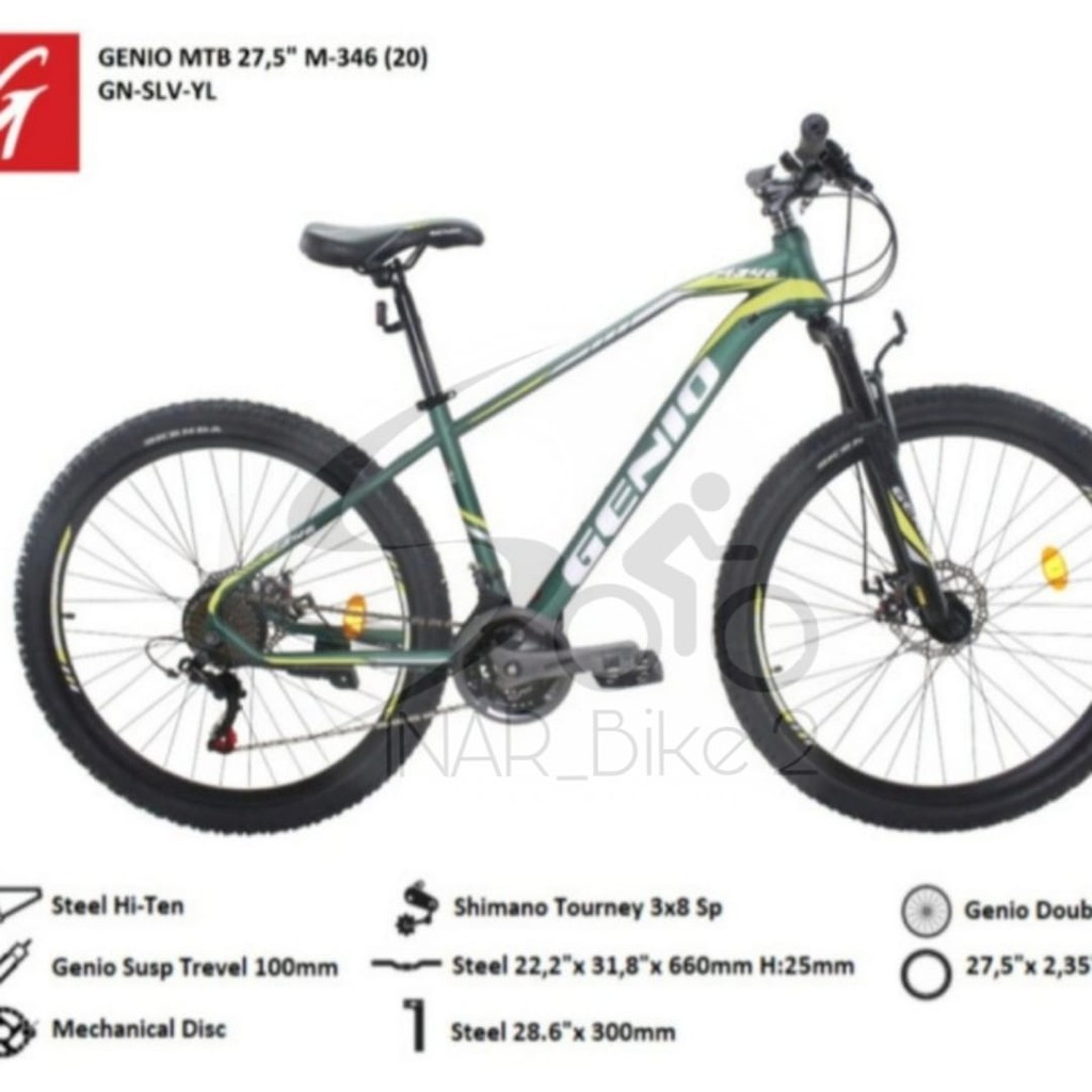 Sepeda Gunung 27,5Inch Mtb Genio M46