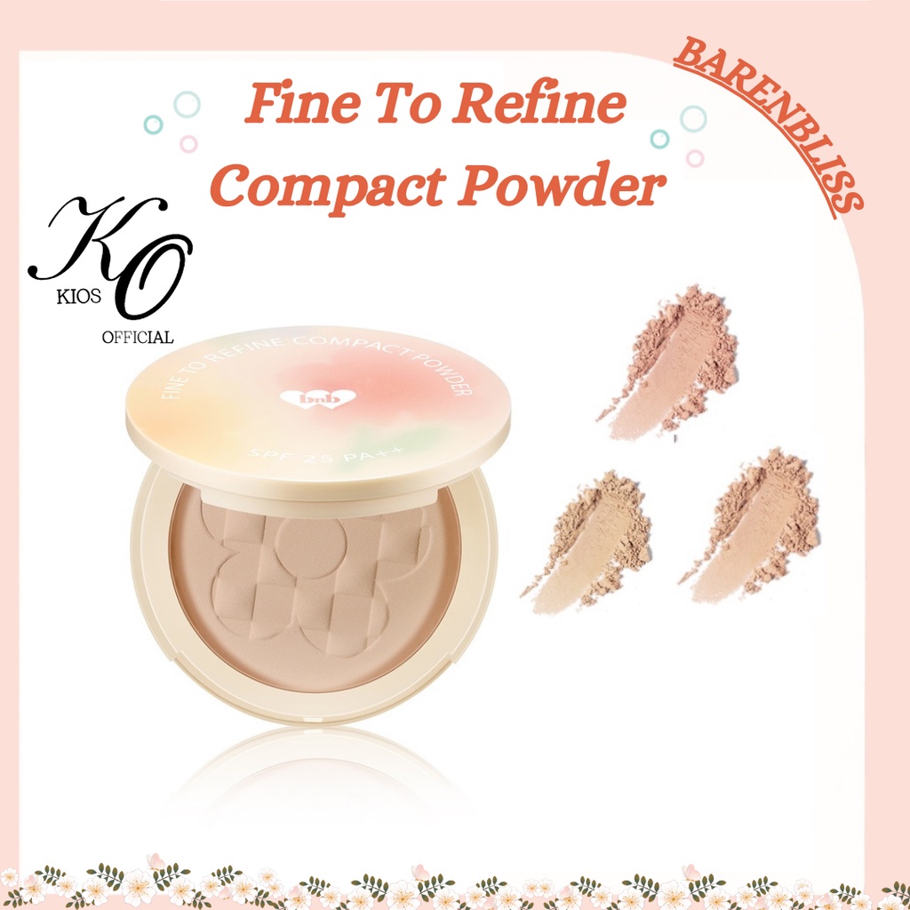 BNB Barenbliss Korean Bloomatte Fine to Refine Compact Powder / 24H Oil Control / Bedak Padat