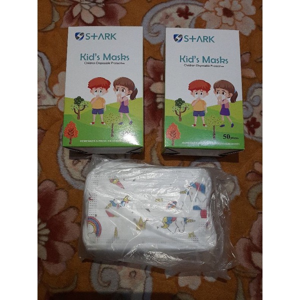 Masker Anak S Ark Kuda Poni Shopee Indonesia