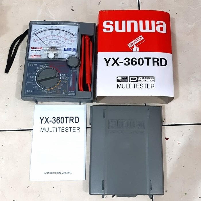 Multi tester Multitester manual merek Sunwa type YX-360TRD